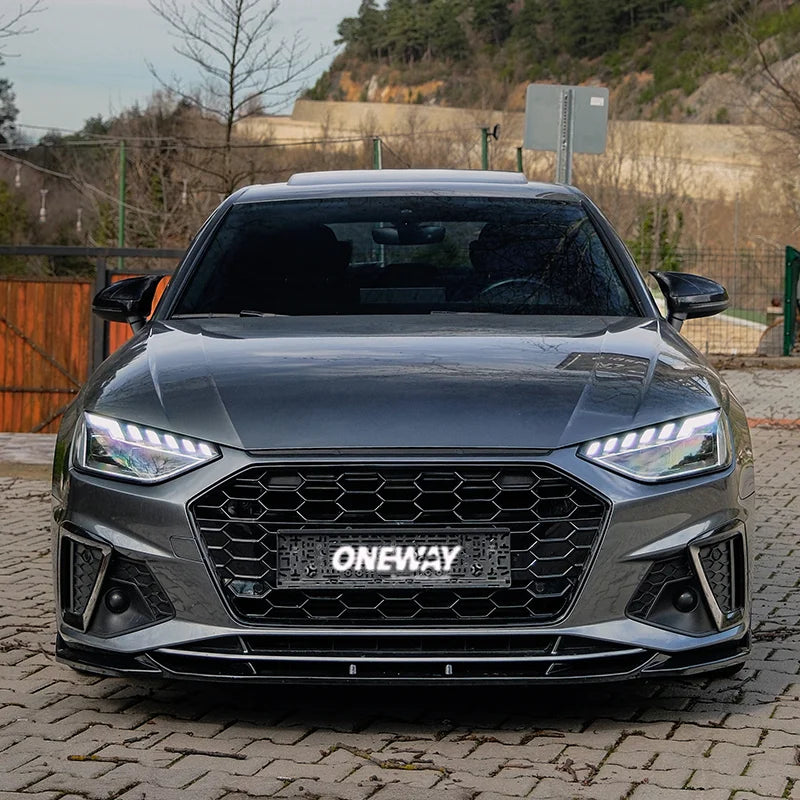 Body Kit Audi A4 (B9) Sedan S4/S-Line Facelift 2019-2024 - Gloss black