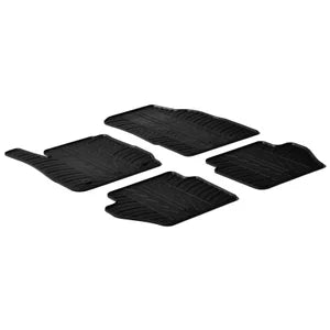Tapetes de Borracha Ford Fiesta VII 2008-2017 (T profile 4 Tapetes + Clips de encaixe)