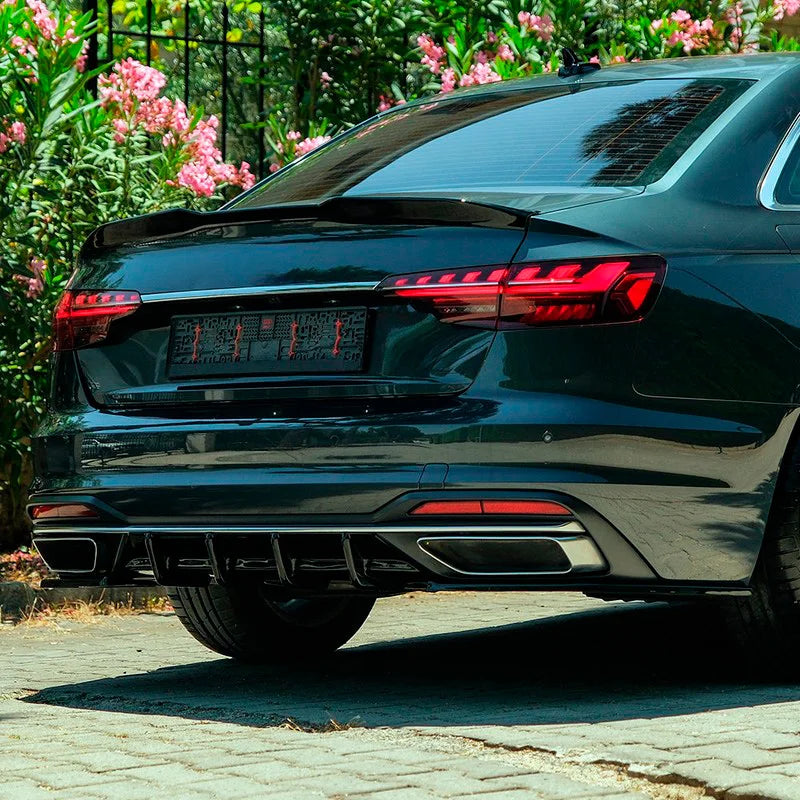 Spoiler Mala Audi A4 (B9) Sedan Facelift 2019-2024 - Gloss black