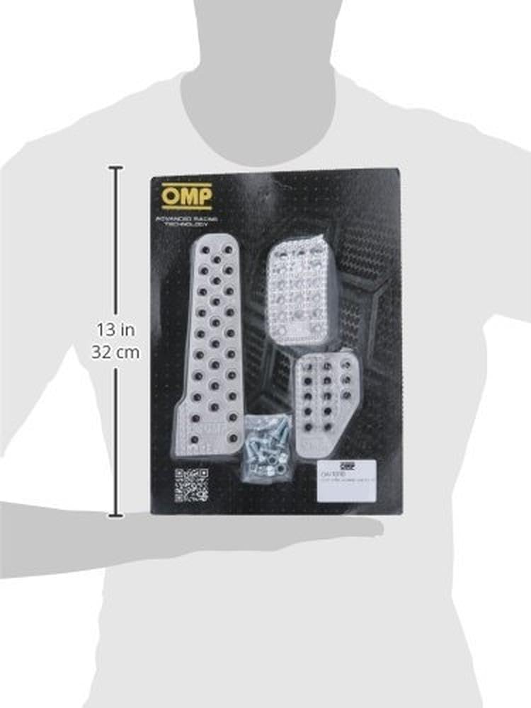 Kit 3 Pedais OMP Racing BMW PORSCHE Aluminio