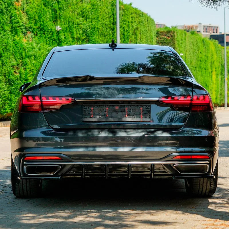 Spoiler Mala Audi A4 (B9) Sedan Facelift 2019-2024 - Gloss black