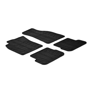 Tapetes de Borracha Audi A6 4F Sedan 2005-2011 (T profile 4 Tapetes + Clips de encaixe)