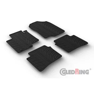 Tapetes de Borracha Hyundai i20 III 2020- (T profile 4 Tapetes + Clips de encaixe)