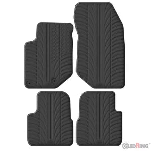 Tapetes de Borracha Citroen C4 III 5-portas 2020- & C4 X 2022- excl. e-C4 (T profile 4 Tapetes + Clips de encaixe)