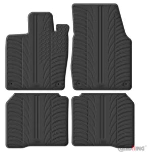 Tapetes de Borracha Volkswagen ID.7 & ID.7 Tourer 2023- (T profile 4 Tapetes + Clips de encaixe)
