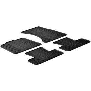 Tapetes de Borracha Audi Q5 2008-2016 (T profile 4 Tapetes + Clips de encaixe)