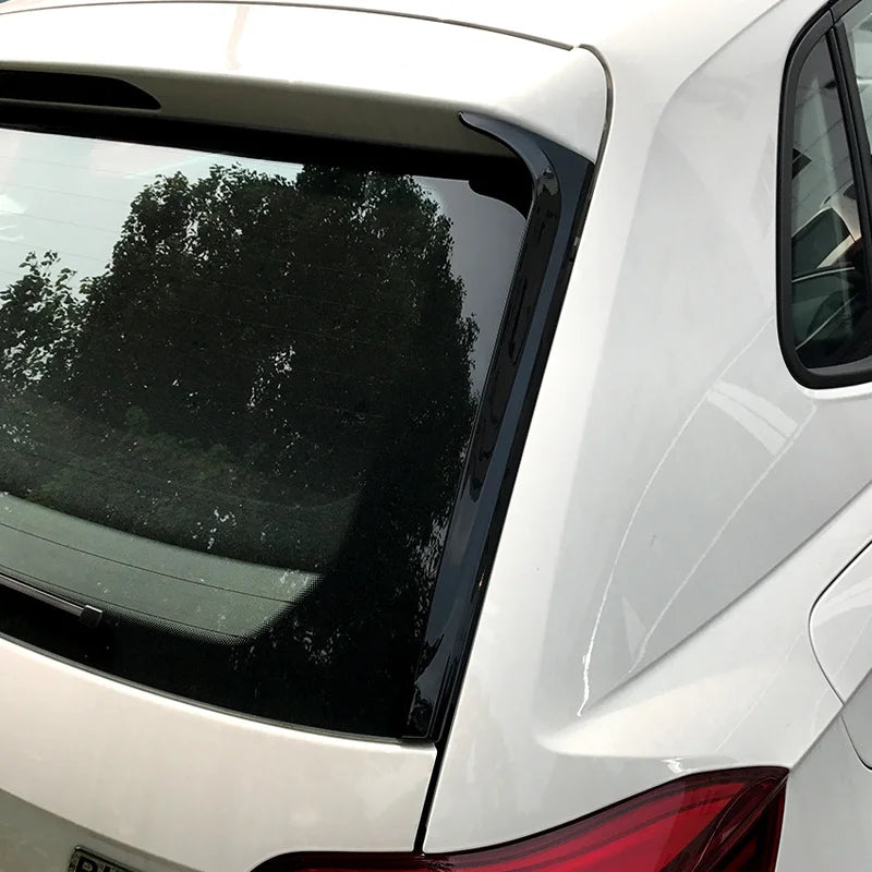 Conjunto spoilers laterais vidro traseiro para Volkswagen Polo (AW1) 2017- (ABS Glossy Black)