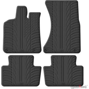Tapetes de Borracha Porsche Macan (95B) 2014- (T profile 4 Tapetes + Clips de encaixe)