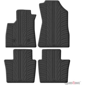 Tapetes de Borracha Renault Espace VI E-Tech Hybrid 2023- (T profile 4 Tapetes + Clips de encaixe)