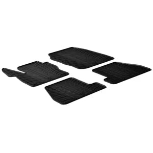 Tapetes de Borracha Ford Focus 3/5 portas + ST 2011-2015 (T profile 4 Tapetes + Clips de encaixe)