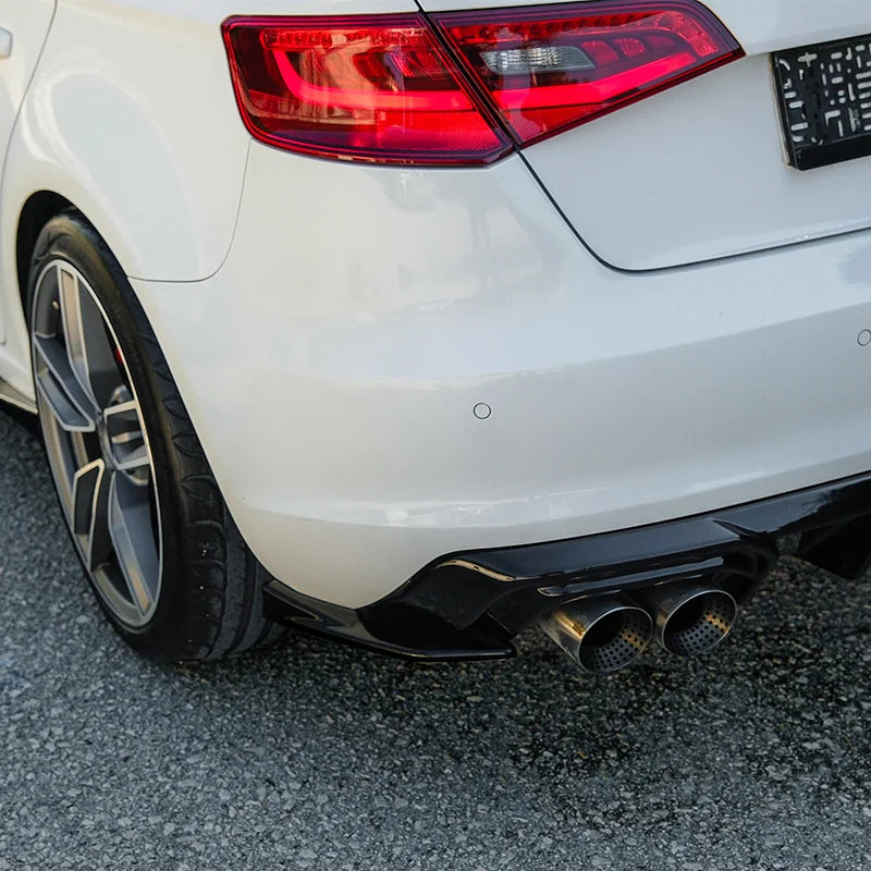 Difusores Traseiros Audi A3 (8V) Sportback 2012-2016 excl. S-Line/S3/RS3 - Gloss black