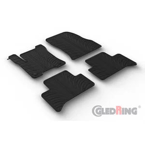 Tapetes de Borracha Mercedes EQA (H243) 2021- (T profile 4 Tapetes + Clips de encaixe)
