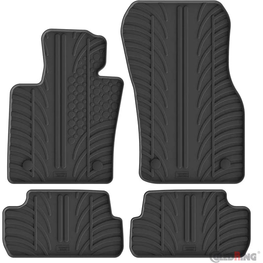 Tapetes de Borracha Mini F66 3 portas 2024-  (T profile 4 tapetes + molas de encaixe)