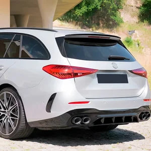 Aileron Spoiler Cap para Mercedes C-Class W206 Kombi 2021- (ABS Glossy Black)