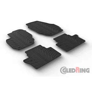 Tapetes de Borracha Volvo V70/XC70 2007-2016 (T profile 4 Tapetes + Clips de encaixe)