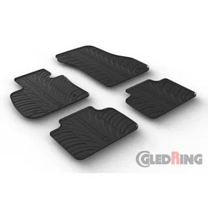 Tapetes de Borracha BMW 2-Series F45 Active Tourer 2014-2021 (T profile 4 Tapetes + Clips de encaixe)