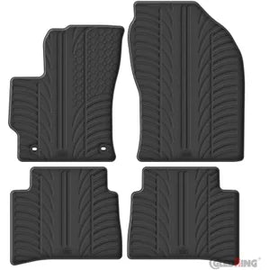 Tapetes de Borracha Toyota Corolla Touring Sports Hybrid 12/2018- & Suzuki Swace Hybrid 9/2020- (T profile 4 Tapetes + Clips de encaixe)
