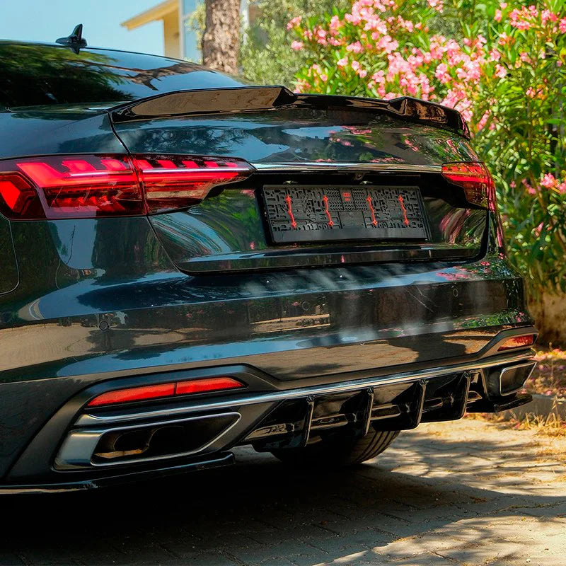 Spoiler Mala Audi A4 (B9) Sedan Facelift 2019-2024 - Gloss black
