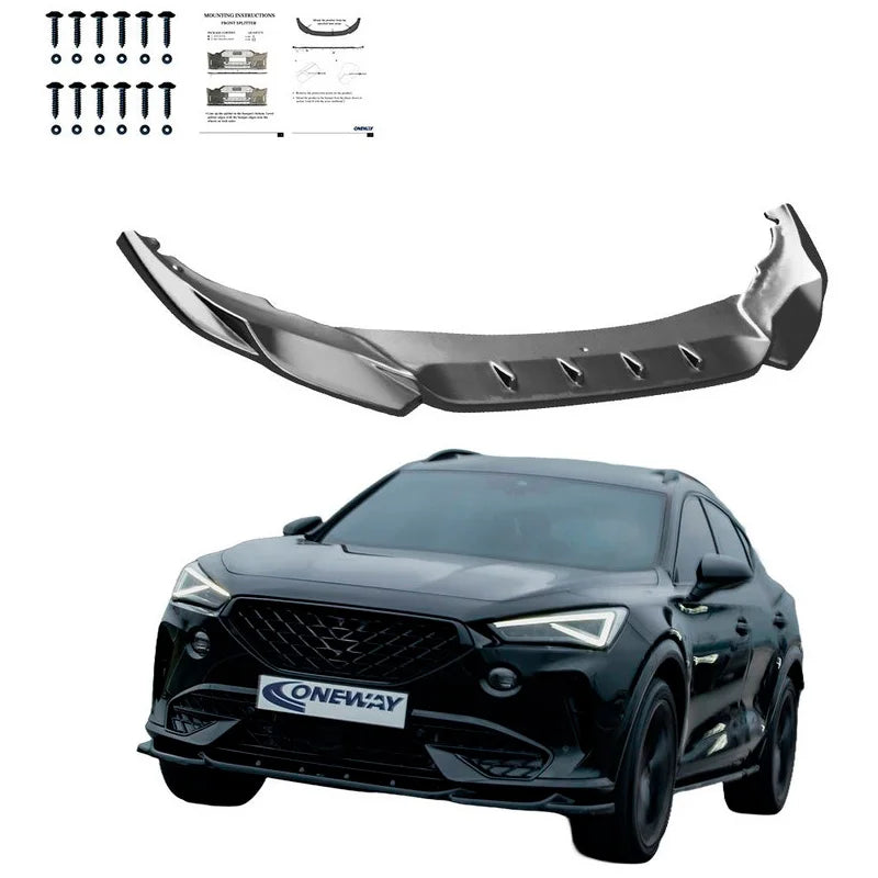 Difusor Frontal Cupra Formentor 2020-2024 excl. VZ5 - Version 3 - Gloss black