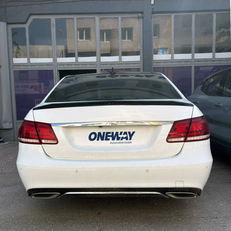 Spoiler Mala Mercedes Classe E (W212) Sedan Facelift 2012-2016 incl. AMG - Gloss black