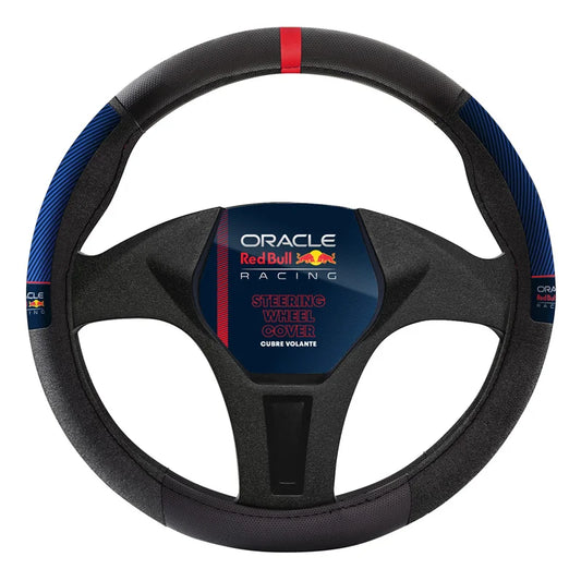 Red Bull Oracle capa universal para volante  - Type 02 - Preto/Vermelho/Azul