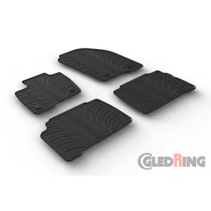 Tapetes de Borracha Ford S-Max 6/2015- & Galaxy 8/2015- (T profile 4 Tapetes + Clips de encaixe)
