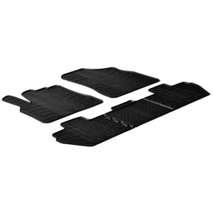 Tapetes de Borracha Citroen Berlingo / Peugeot Partner 2008-2018 (T profile 5 Tapetes + Clips de encaixe)