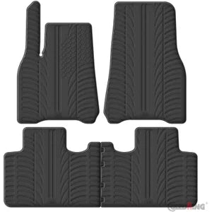 Tapetes de Borracha Tesla Model Y 2020- (T profile 4 Tapetes)