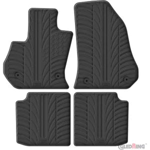 Tapetes de Borracha Fiat 500L 7/2017- (T profile 4 Tapetes + Clips de encaixe)
