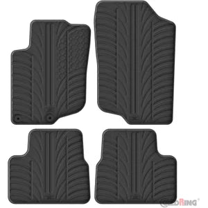 Tapetes de Borracha Peugeot 207 2006- (T profile 4 Tapetes + Clips de encaixe)