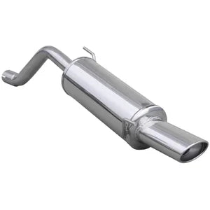 Stainless steel exhaust tip for Fiat Grande Punto 1.4 Turbo Abarth 2006 - 120x80mm