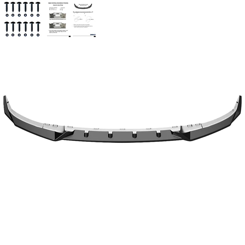 Difusor Frontal BMW Serie 3 G20 G21 Sedan/Touring Sport Line 2018-2022 - Gloss Black