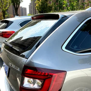 Conjunto spoilers laterais vidro traseiro para Skoda Octavia III Kombi 2013-2020 excl. RS (ABS Glossy Black)