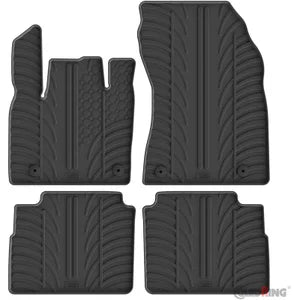 Tapetes de Borracha Nissan X-Trail e-Power Hybrid 2021- (T profile 4 Tapetes + Clips de encaixe)