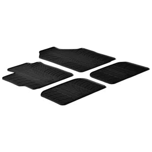 Tapetes de Borracha Toyota Yaris 2006-2011 (T profile 4 Tapetes + Clips de encaixe)