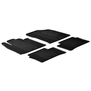 Tapetes de Borracha Kia Picanto 2011-2017 (T profile 4 Tapetes + Clips de encaixe)