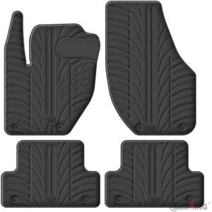 Tapetes de Borracha Volvo V40 2012- (T profile 4 Tapetes + Clips de encaixe)