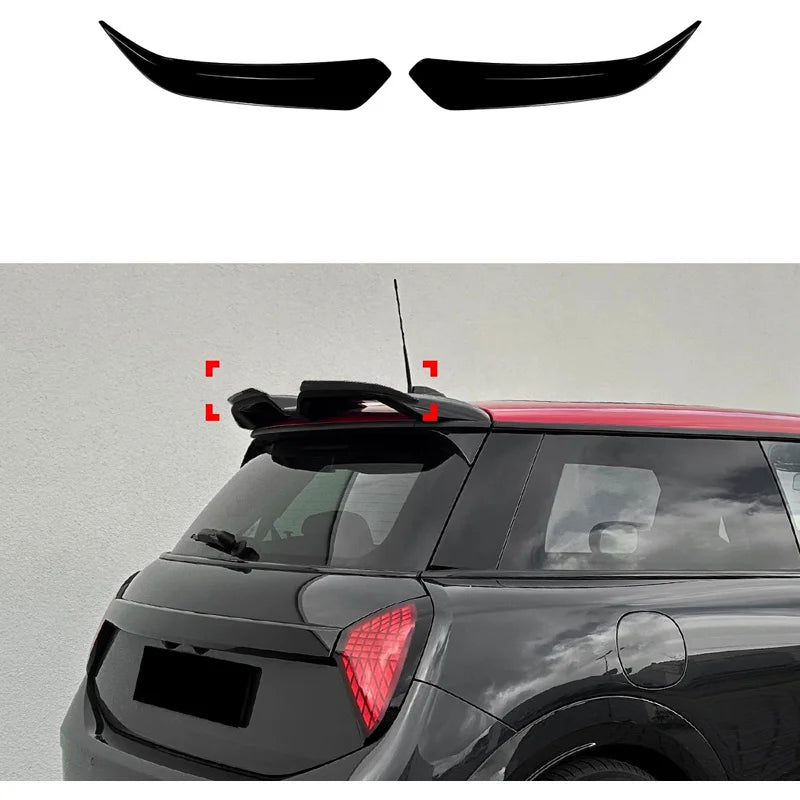 Aileron Spoiler Cap para Mini F65/F66/J01 Cooper S JCW 2024- (ABS Glossy Black)