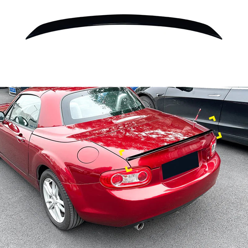 Spoiler Aileron Traseiro para Mazda MX-5 (NC) 2005-2015 (ABS Glossy Black)