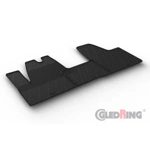 Tapetes de Borracha Maxus eDeliver 3 (ev-30) 2020- (G profile 3-pieces + Clips de encaixe)