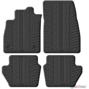 Tapetes de Borracha Ford Fiësta 5-portas 2017- & Ford Puma 2019- (T profile 4 Tapetes + Clips de encaixe)