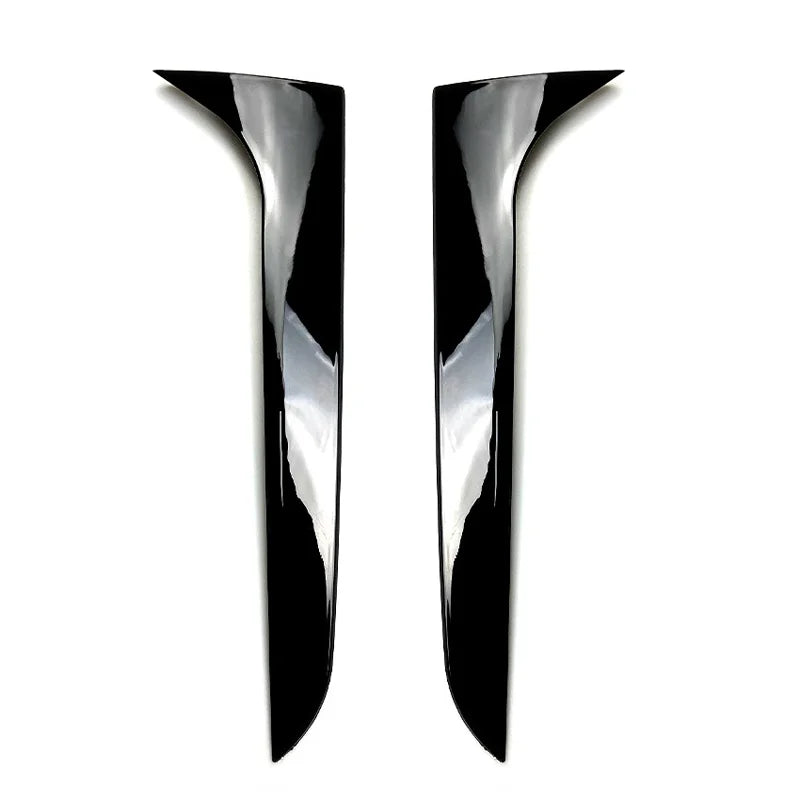 Conjunto spoilers laterais vidro traseiro para Audi A4 (B8) Avant/Allroad 2008-2015 excl. S-Line (ABS Glossy Black)