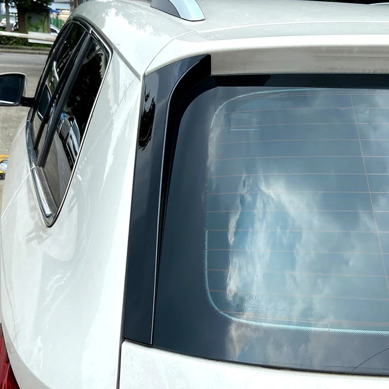 Conjunto spoilers laterais vidro traseiro para Skoda Kodiaq (NS7) 2017-2024 (ABS Glossy Black)