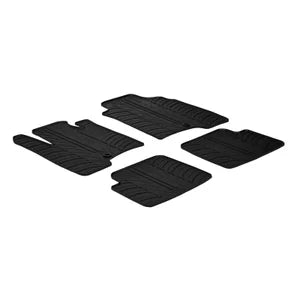 Tapetes de Borracha Fiat Panda 2012-2014 (T profile 4 Tapetes + Clips de encaixe)