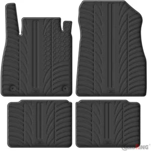 Tapetes de Borracha Nissan Micra K14 2017- (T profile 4 Tapetes + Clips de encaixe)