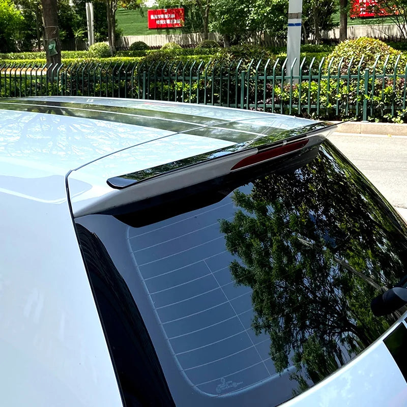 Aileron Spoiler Cap para Volkswagen Golf VII HB 3/5-portas 2012-2019 excl. GTi/GTD/R/R-Line (ABS Glossy Black)