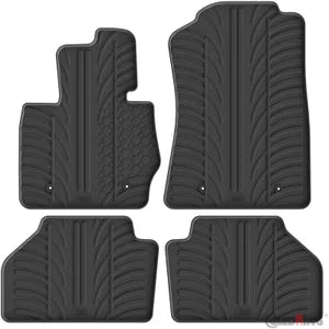 Tapetes de Borracha BMW X3 (F25) 2010-2017 (T profile 4 Tapetes + Clips de encaixe)