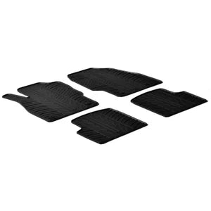 Tapetes de Borracha Opel Corsa D 2006-2014 (T profile 4 Tapetes + Clips de encaixe)