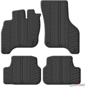Tapetes de Borracha Volkswagen e-Golf VII 2014-2020 (T profile 4 Tapetes + Clips de encaixe)