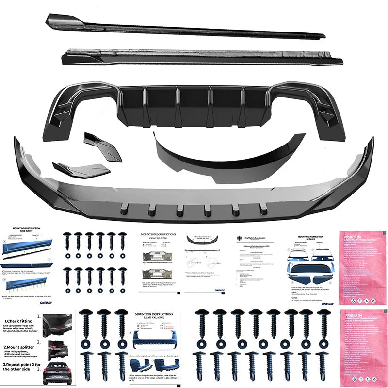 Body Kit VW Golf VIII HB 3/5-doors 2020-2024 excl. GTi/GTD/GTE/R/R-Line